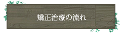 矯正治療の流れ